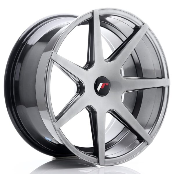 JR Wheels JR20 19x9,5 ET20-40 BLANK Hyper Black Alloy Wheel