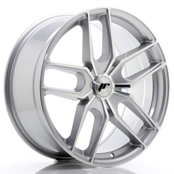 JR Wheels JR25 19x8,5 ET20-40 5H BLANK Silver Machined Face Alloy Wheel