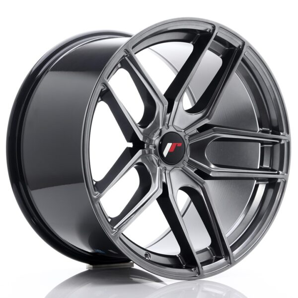JR Wheels JR25 19x11 ET20-40 5H BLANK Hyper Black Alloy Wheel
