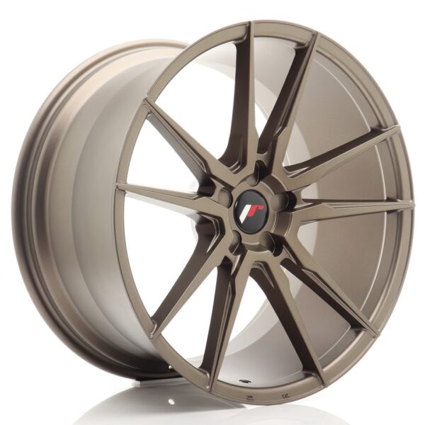 JR Wheels JR21 21x11 ET15-55 5H BLANK Matt Bronze Alloy Wheel