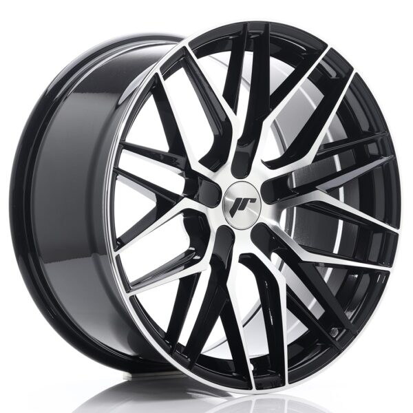 JR Wheels JR28 19x9,5 ET20-40 5H BLANK Gloss Black Machined Face Alloy Wheel