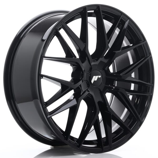 JR Wheels JR28 21x9 ET15-45 5H BLANK Gloss Black Alloy Wheel