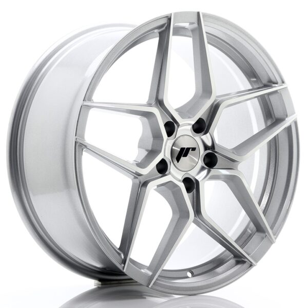 JR Wheels JR34 19x8,5 ET35 5x120 Silver Machined Face Alloy Wheel