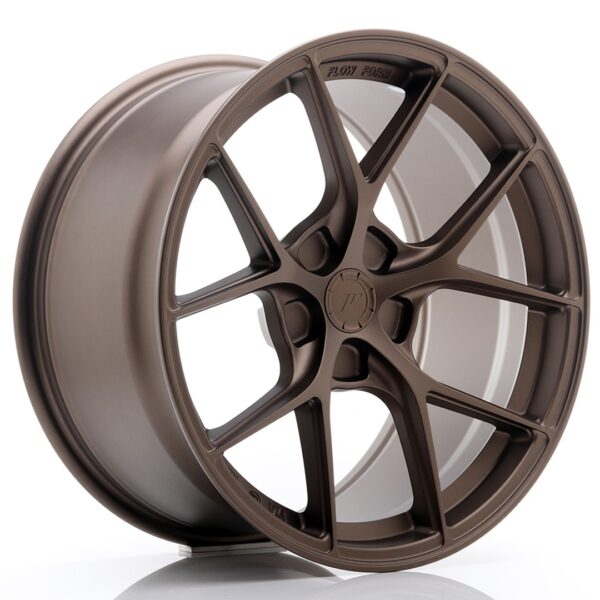 JR Wheels SL01 18x9,5 ET25-38 5H BLANK Matt Bronze Alloy Wheel