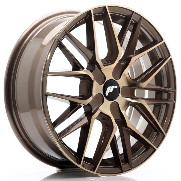 JR Wheels JR28 17x7 ET20-45 BLANK Platinum Bronze Alloy Wheel