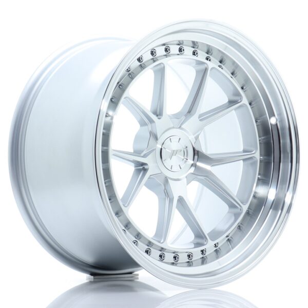 JR Wheels JR39 18x10,5 ET15-22 5H BLANK Silver Machined Face Alloy Wheel