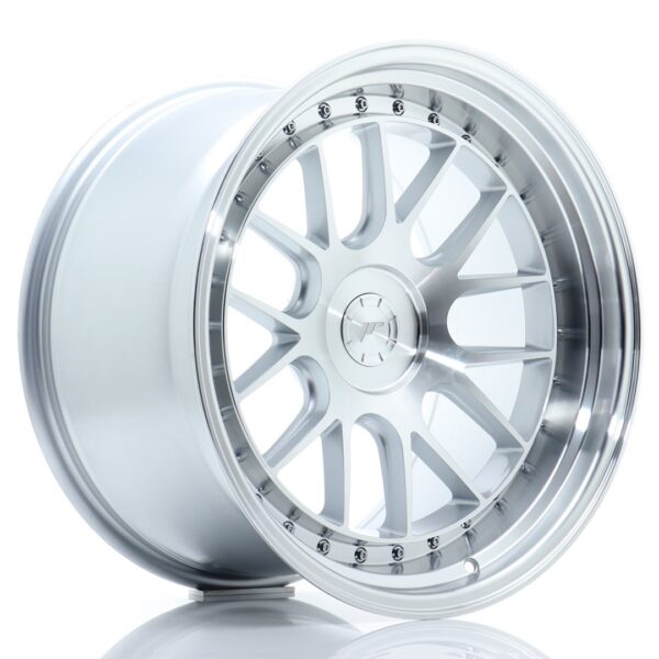 JR Wheels JR40 19x11 ET15-22 5H BLANK Silver Machined Face Alloy Wheel