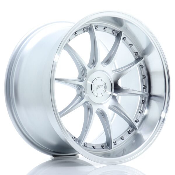 JR Wheels JR41 19x11 ET12-25 5H BLANK Silver Machined Face Alloy Wheel