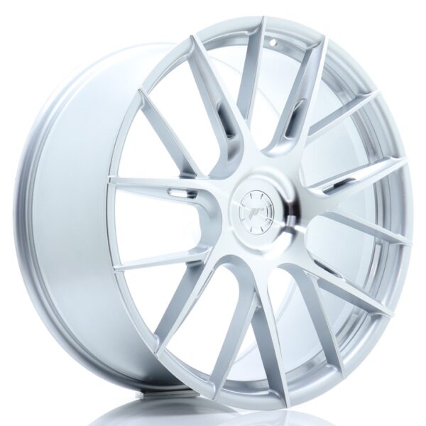 JR Wheels JR42 22x9 ET20-42 5H BLANK Silver Machined Face Alloy Wheel