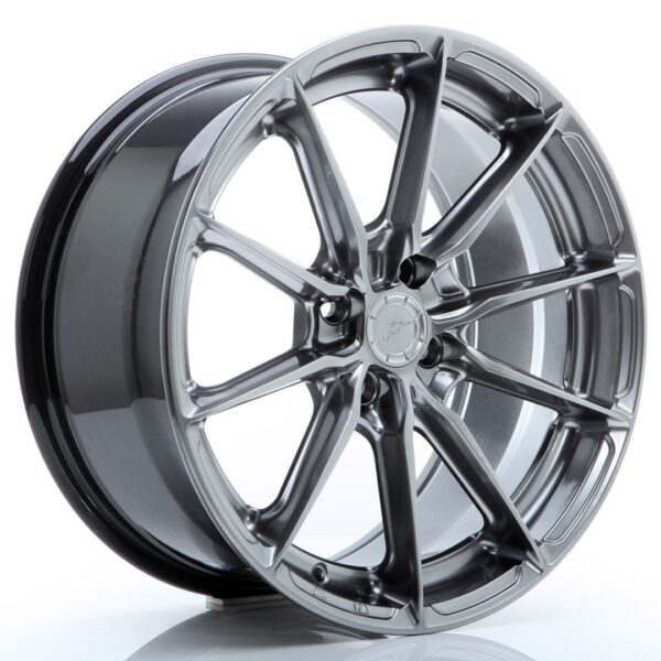 JR Wheels JR37 17x8 ET40 4x100 Hyper Black Alloy Wheel