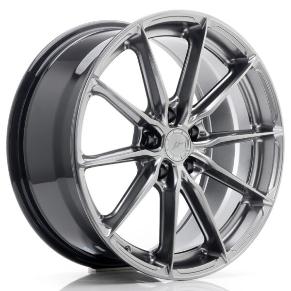 JR Wheels JR37 18x8 ET35 5x120 Hyper Black Alloy Wheel