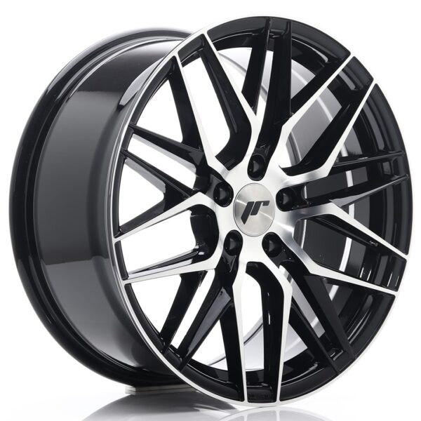 JR Wheels JR28 18x8,5 ET40 5x114,3 Gloss Black Machined Face Alloy Wheel