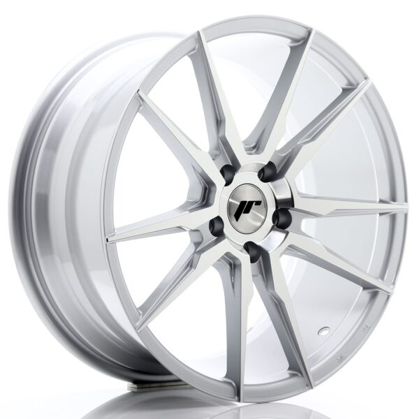 JR Wheels JR21 19x8,5 ET40 5x114,3 Silver Machined Face Alloy Wheel