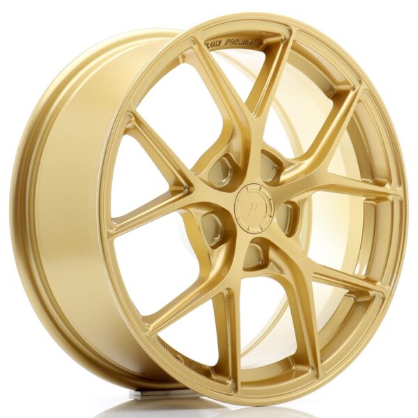 JR Wheels SL01 17x7 ET20-40 5H BLANK Gold Alloy Wheel