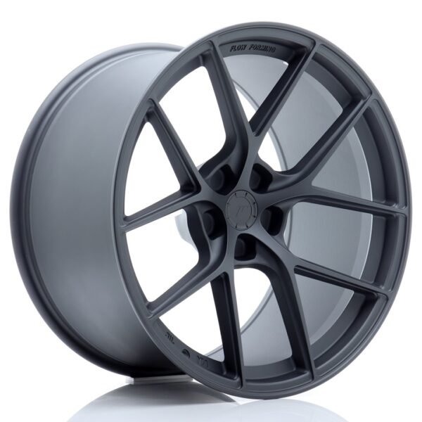 JR Wheels SL01 20x11 ET0-30 5H BLANK Matt Gun Metal Alloy Wheel
