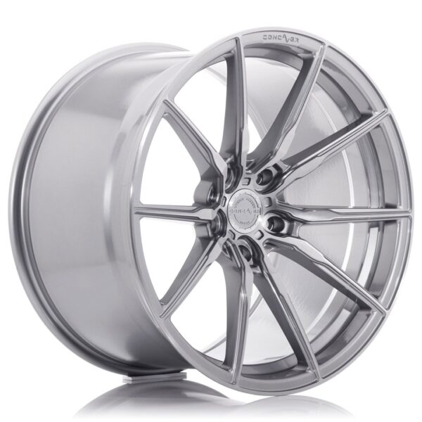 Concaver CVR4 20x8 ET20-40 BLANK Brushed Titanium Alloy Wheel