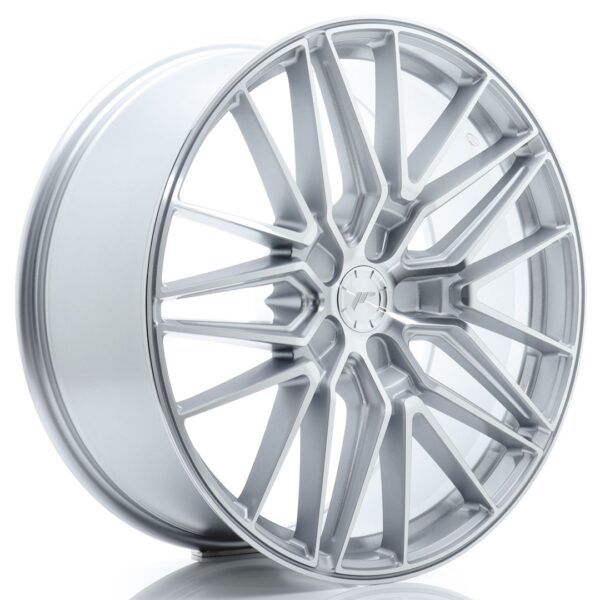 JR Wheels JR38 21x9 ET10-52 5H BLANK Silver Machined Face Alloy Wheel
