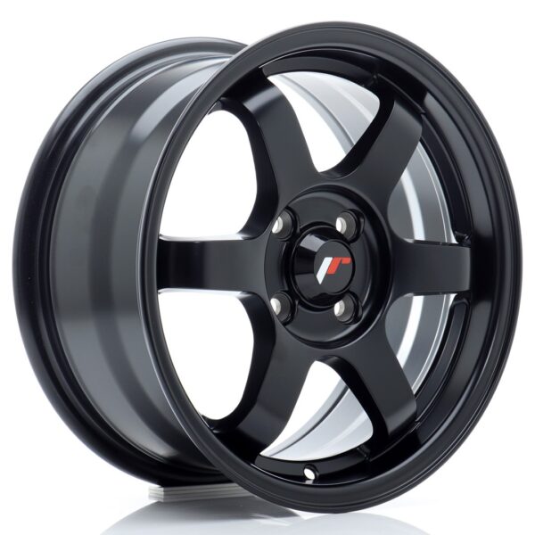 JR Wheels JR3 15x7 ET25 4x100 Matt Black Alloy Wheel
