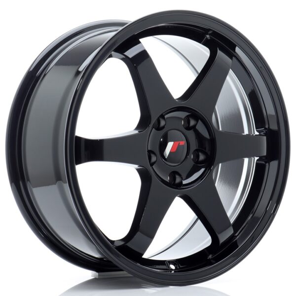 JR Wheels JR3 18x8 ET40 5x114,3 Gloss Black Alloy Wheel