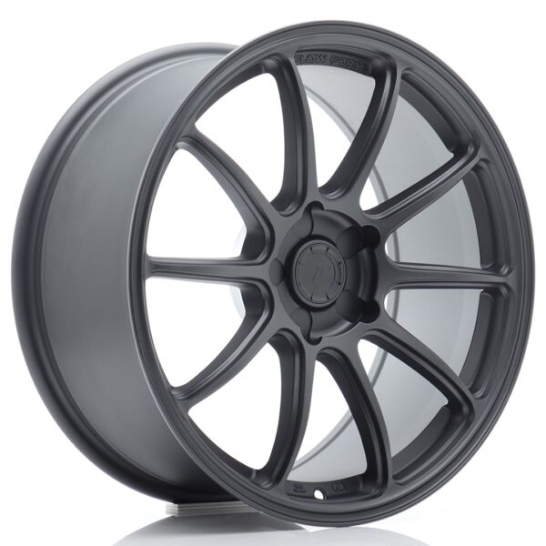 JR Wheels SL04 18x8 ET20-35 5H BLANK Matt Gun Metal Alloy Wheel