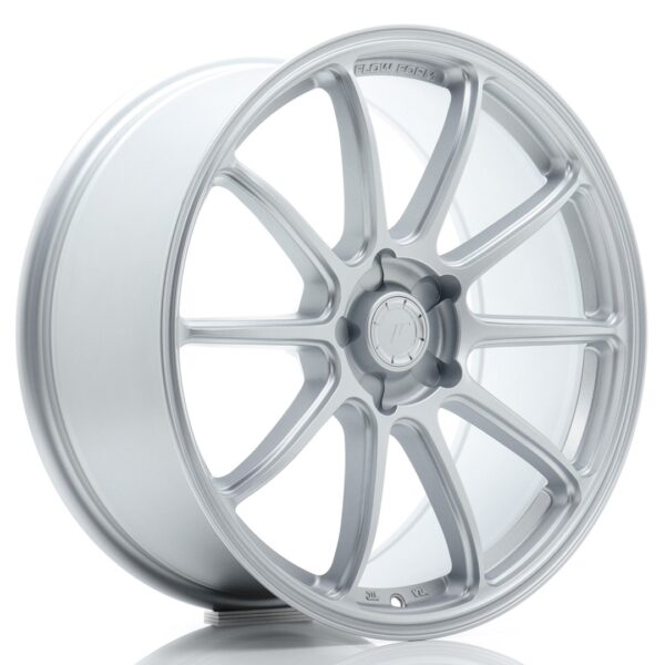 JR Wheels SL04 19x8 ET20-40 5H BLANK Matt Silver Alloy Wheel