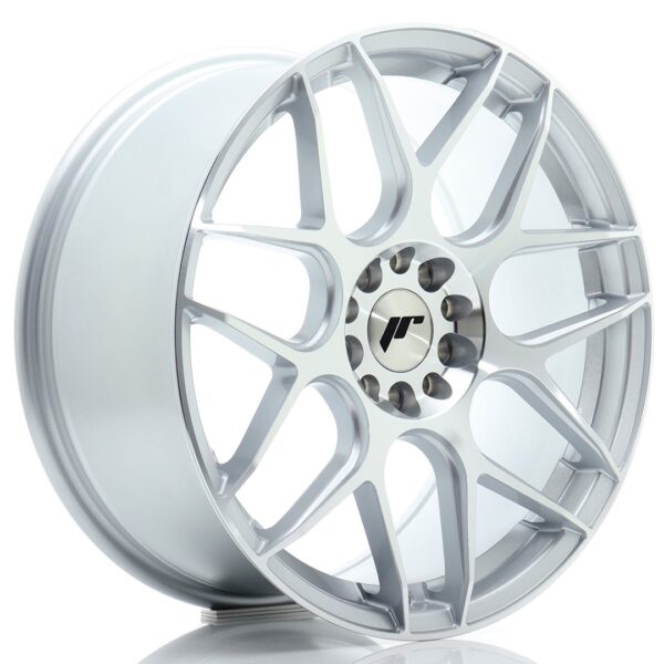 JR Wheels JR18 18x8,5 ET45 5x112/114 Silver Machined Face Alloy Wheel