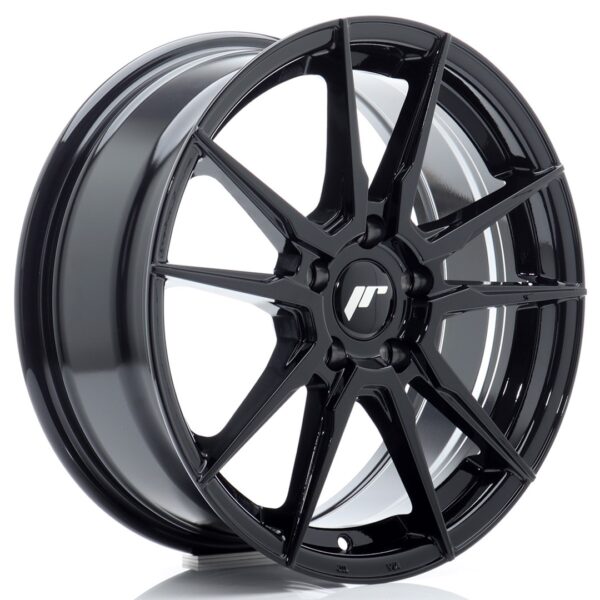 JR Wheels JR21 17x7 ET40 5x114 Gloss Black Alloy Wheel