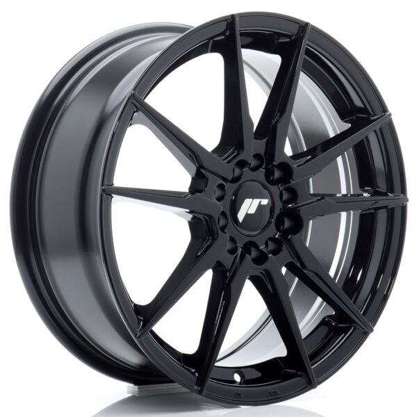 JR Wheels JR21 17x7 ET40 5x108/112 Gloss Black Alloy Wheel
