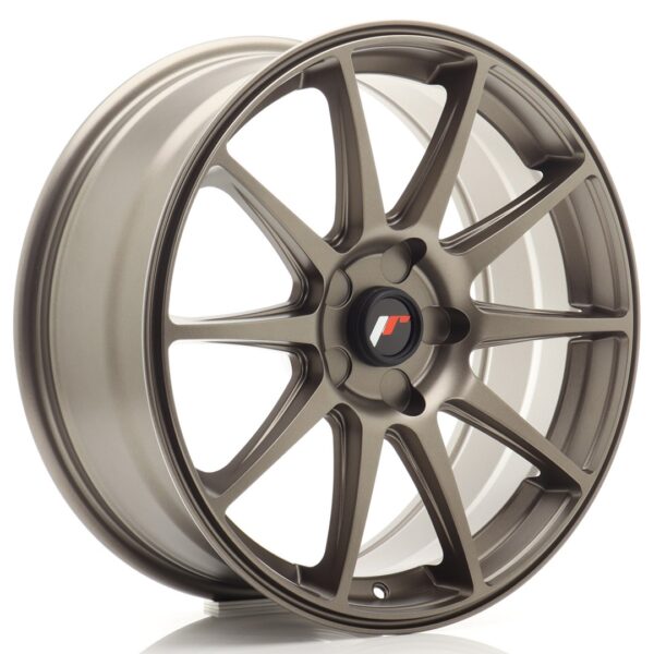 JR Wheels JR11 18x7,5 ET20-40 5H BLANK Matt Bronze Alloy Wheel
