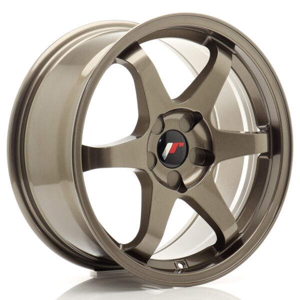 JR Wheels JR3 17x8 ET20-35 5H BLANK Bronze Alloy Wheel
