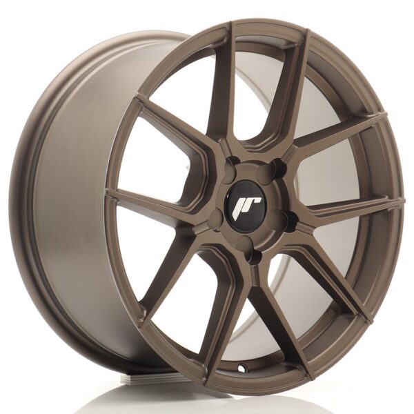 JR Wheels JR30 17x8 ET20-40 5H BLANK Matt Bronze Alloy Wheel