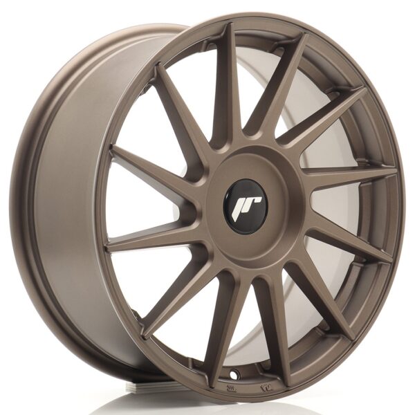 JR Wheels JR22 17x7 ET20-40 BLANK Matt Bronze Alloy Wheel