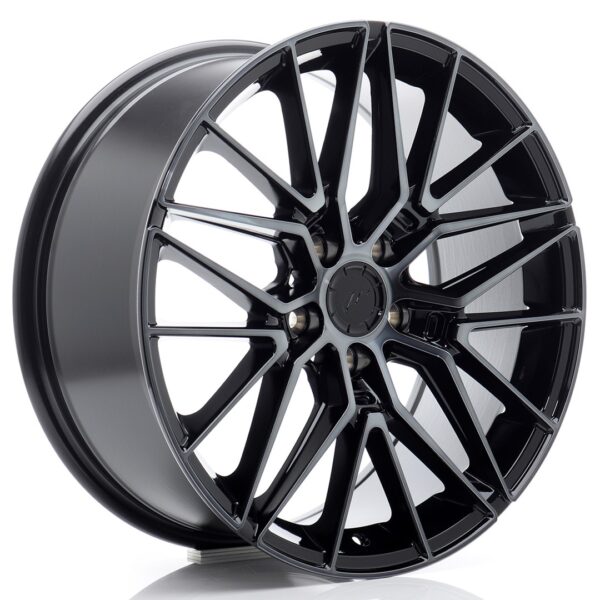 JR Wheels JR38 18x8 ET42 5x112 Black Machined w/ Tinted Face Alloy Wheel