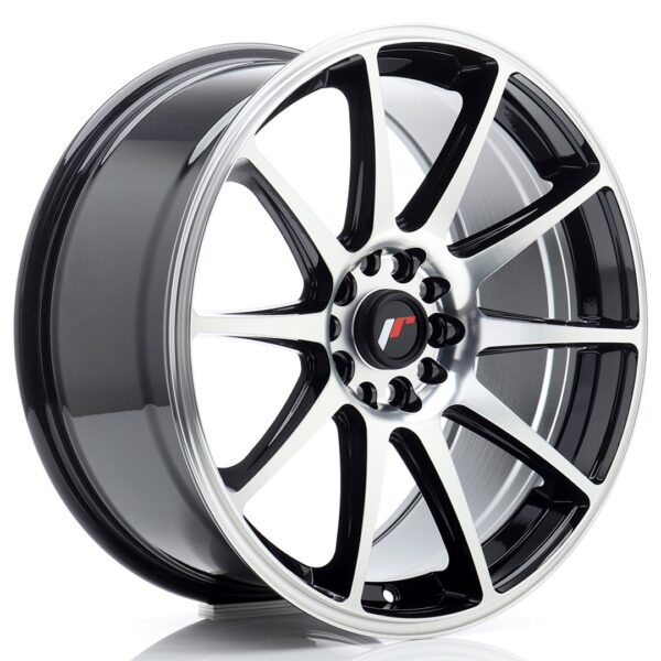 JR Wheels JR11 18x8,5 ET40 5x112/114 Black Machined Face Alloy Wheel