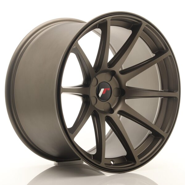 JR Wheels JR11 19x11 ET15-25 5H BLANK Matt Bronze Alloy Wheel
