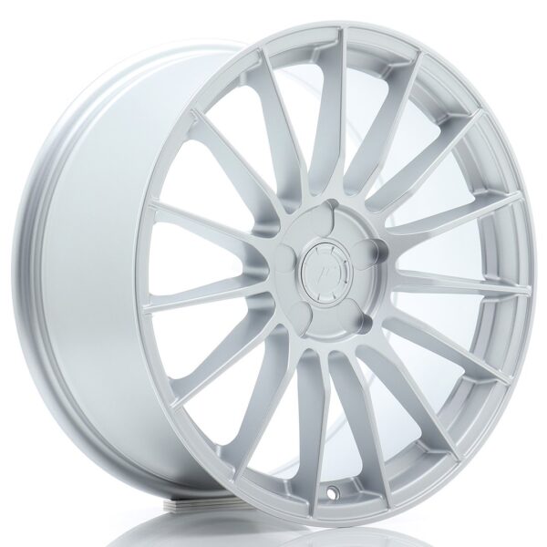 JR Wheels SL05 18x8 ET20-40 5H BLANK Matt Silver Alloy Wheel