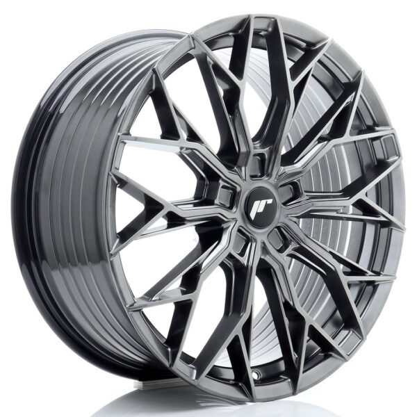 JR Wheels JR49 20x9 ET20-51 5H BLANK Hyper Black Alloy Wheel