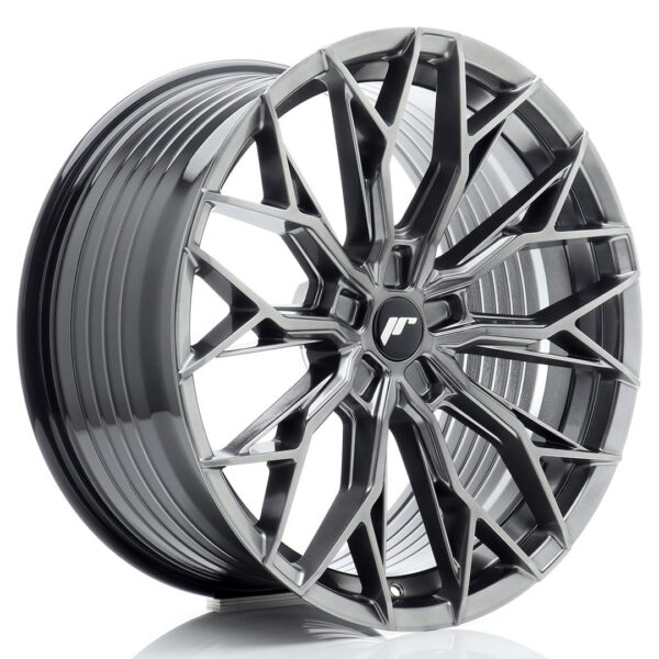 JR Wheels JR49 20x10 ET20-48 5H BLANK Hyper Black Alloy Wheel