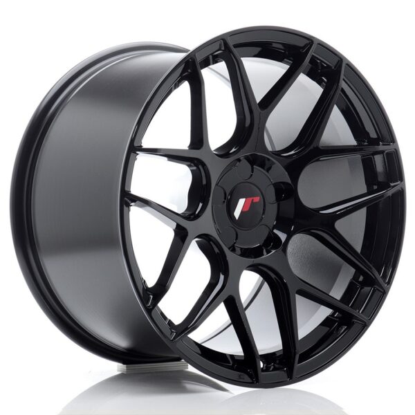 JR Wheels JR18 18x10,5 ET0-25 BLANK Gloss Black Alloy Wheel