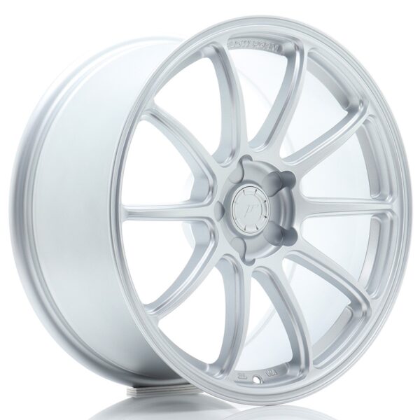 JR Wheels SL04 18x8 ET20-35 5H BLANK Matt Silver Alloy Wheel