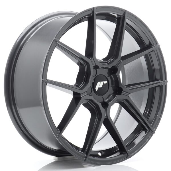 JR Wheels JR30 18x8 ET20-40 5H BLANK Hyper Gray Alloy Wheel
