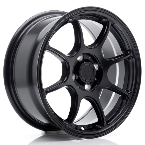 JR Wheels SL04 15x7 ET25 4x100 Matt Black Alloy Wheel