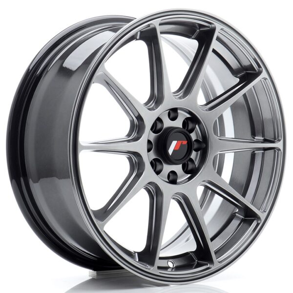 JR Wheels JR11 17x7 ET35 5x112/114,3 Hyper Black Alloy Wheel