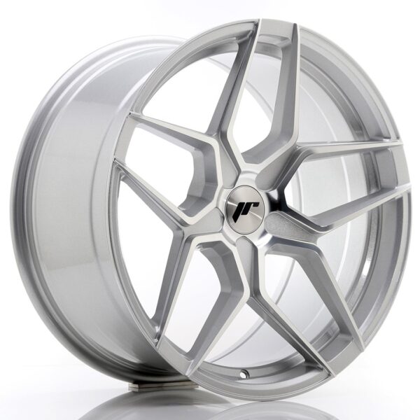 JR Wheels JR34 19x9,5 ET20-40 5H BLANK Silver Machined Face Alloy Wheel