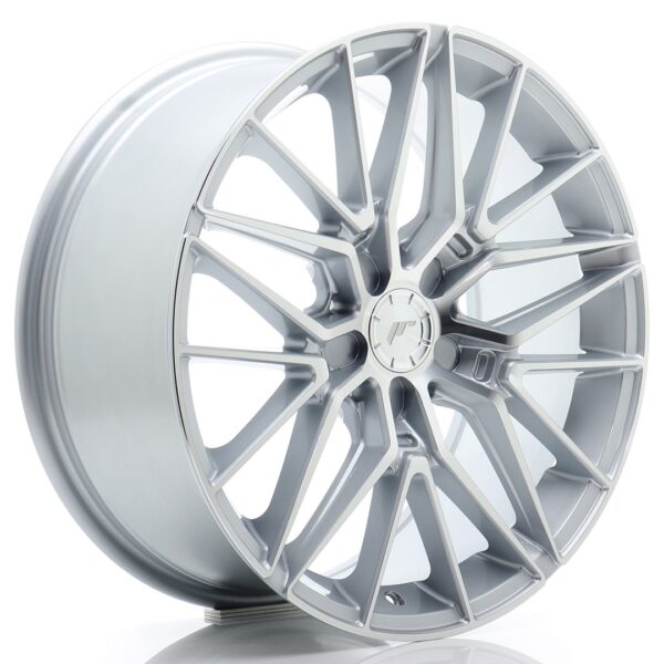 JR Wheels JR38 18x8 ET40 5x108 Silver Machined Alloy Wheel