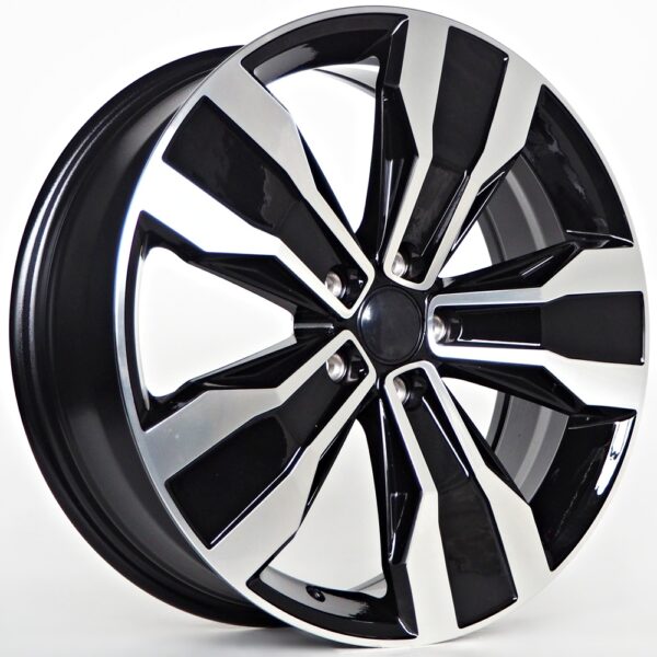 R19x7.0J 5X112 ET42 CB-57.1 Black Face Machined
