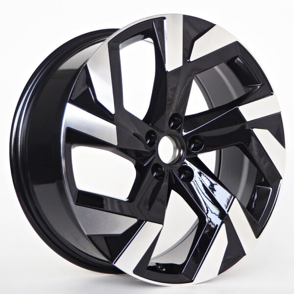 R19x8.0J 5X112 ET34 CB-57.1 Black Face Machined