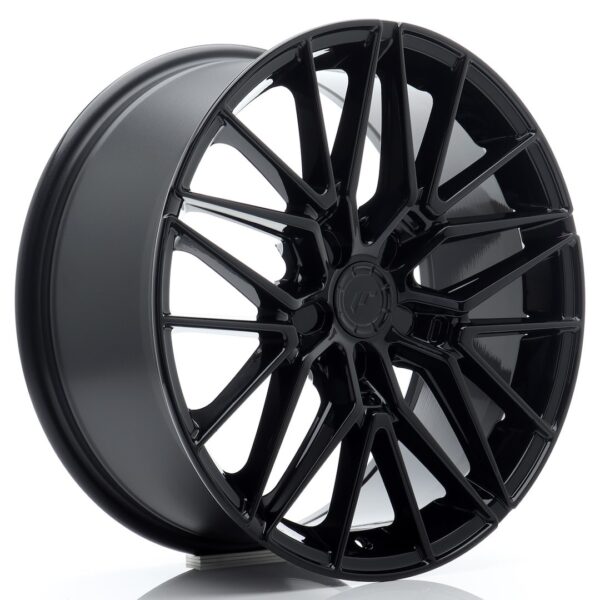JR Wheels JR38 18x8 ET20-45 5H BLANK Gloss Black Alloy Wheel