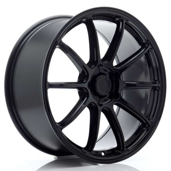 JR Wheels SL04 19x8 ET20-40 5H BLANK Gloss Black Alloy Wheel