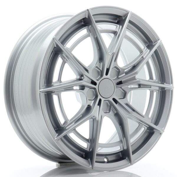 JR Wheels JR50 18x8 ET25-45 5H BLANK Hyper Silver Alloy Wheel
